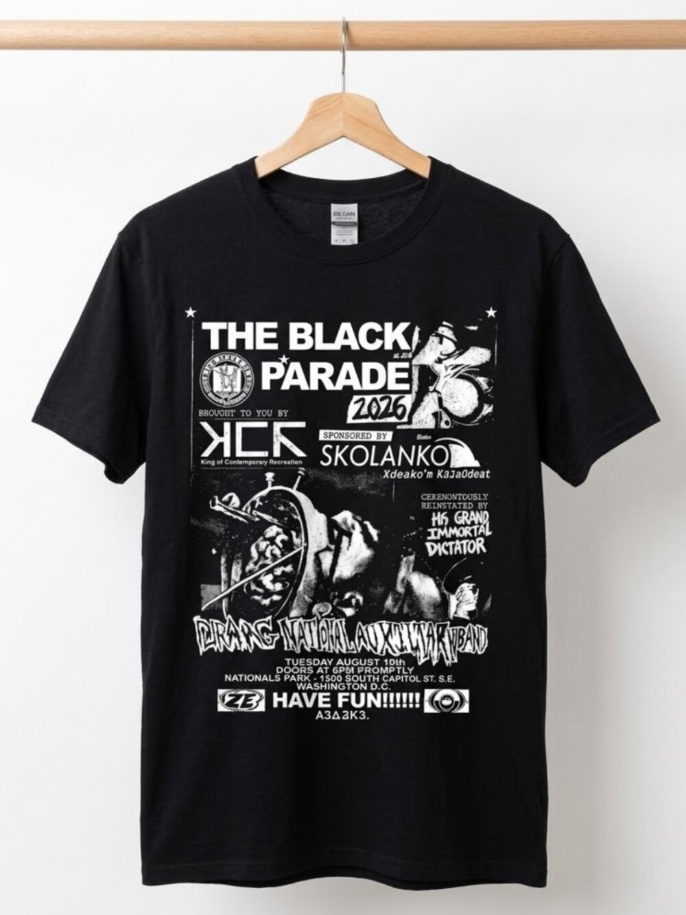 My Chemical Romance Washington DC Exclusive Event 2026 Gritty Punk T-Shirt